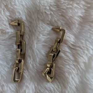 Eddie Borgo Gold Chain Link Earrings